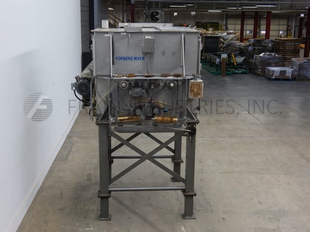 26 cu.ft. Forberg Forberg #FZM-26, 304 Stainless Steel dual trough paddle mixer, 52" length, 61" width, 45" - Image 4