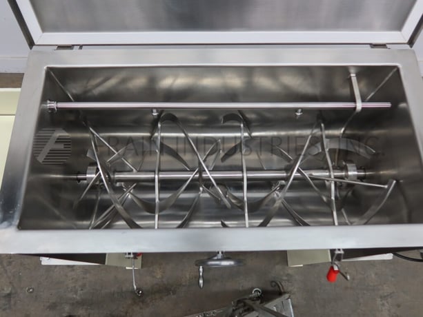 5 cu.ft. Ross #42N-05S, double ribbon mixer, 304 Stainless Steel contact parts, 38" length, 17" width, 21" - Image 2