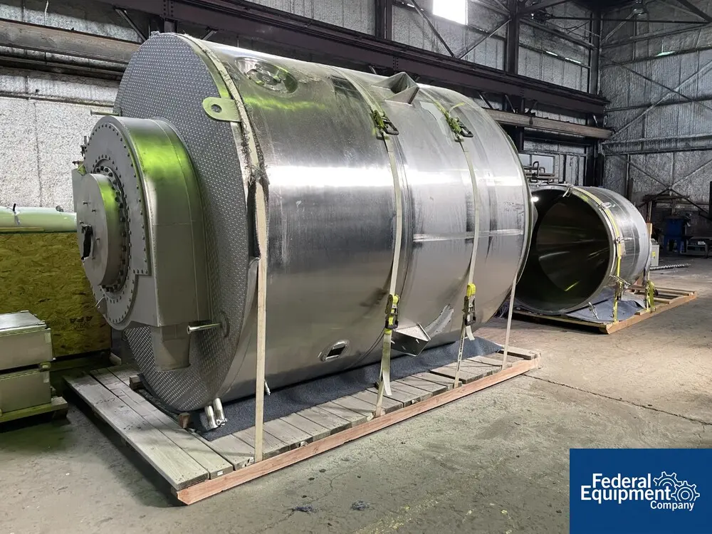 GEA Niro #PSD4, Sanitary Spray Drying System, Stainless Steel, 96" diameter x 102" straight side Dryer, 105" - Image 1