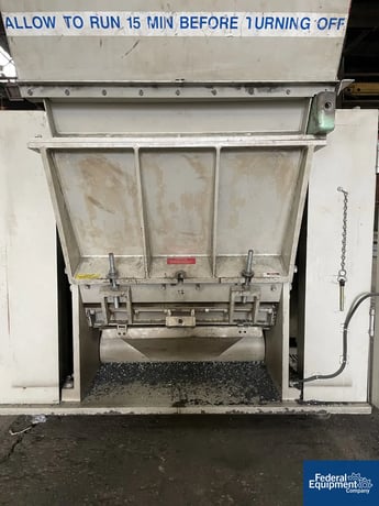 16" x 28" Cumberland #16X28, Granulator, 3-Blade Open Rotor, 20 HP, 208 V, 2002 - Image 8