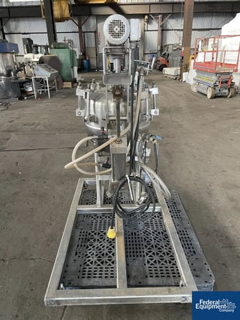 20 gallon Lee #20D9MT, Double Motion Reactor, Stainless Steel, 22" diameter, 150 psi/FV Internal, 90 psi - Image 4