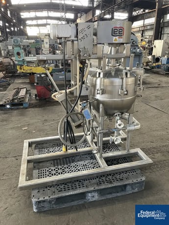 20 gallon Lee #20D9MT, Double Motion Reactor, Stainless Steel, 22" diameter, 150 psi/FV Internal, 90 psi - Image 5