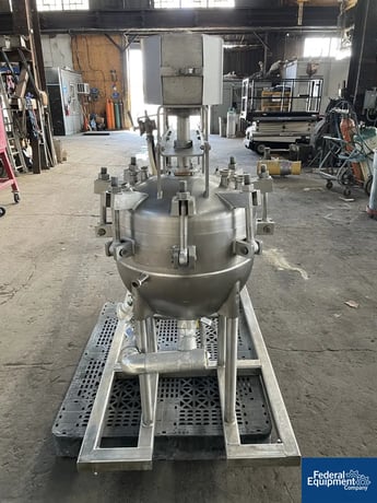 20 gallon Lee #20D9MT, Double Motion Reactor, Stainless Steel, 22" diameter, 150 psi/FV Internal, 90 psi - Image 6