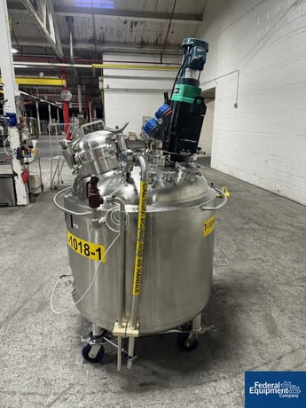 132 gallon Precision Stainless, Reactor, Stainless Steel, 36" diameter x 36" straight side, 45 psi/FV - Image 3