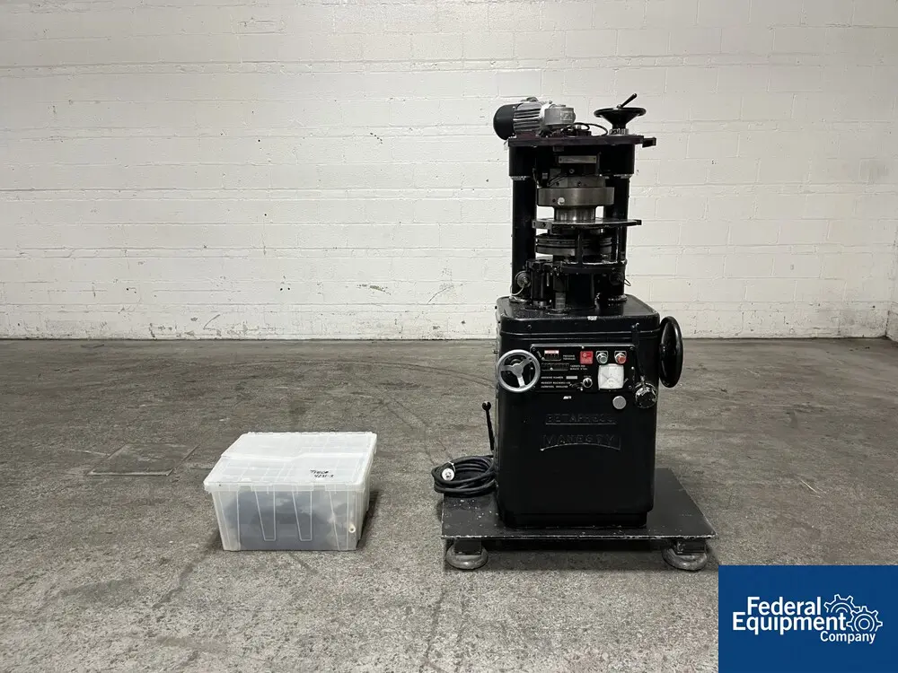 6.5 Ton Manesty #Betapress, Rotary Tablet Press, 16-Station, 90k TPH, 5/8" max tablet diameter, 11/16" max - Image 1