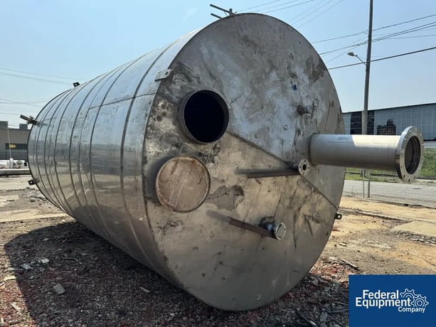 8559 gallon Keller Sales, Storage Tank, Stainless Steel, 114" diameter x 192" straight side - Image 6