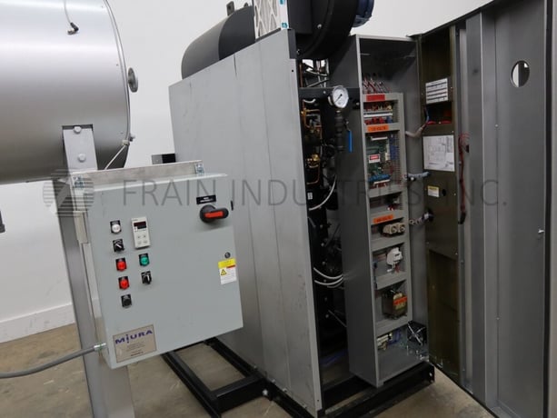 50 BHP Miura America Co. #LX-50-12, gas fired steam boiler, 1970000 BTU/hr., 170 psi - Image 2