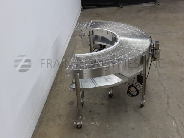 23-1/2" wide, Stainless steel 180&deg; conveyor, center drive motors w/independant vari-speed controls - Image 4