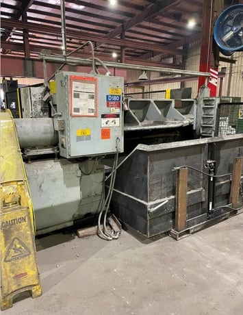 1/2" x 6' Wysong #650, mechanical shear, 10 hydraulic holddowns, 60 SPM, 1979 - Image 4