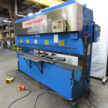 70 Ton, Hydrapower #HM-07012, hydraulic brake press, 12' overall, 208/480 V., CNC back guage - Image 3