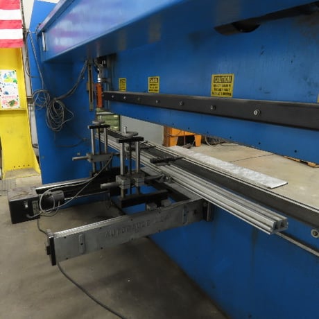 70 Ton, Hydrapower #HM-07012, hydraulic brake press, 12' overall, 208/480 V., CNC back guage - Image 6