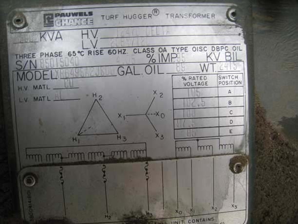 300 kVA, 12470 DELTA Primary, 208/120 WYE Secondary, Pauwels, Radial Feed, Dead Front Pad-Mount - Image 1