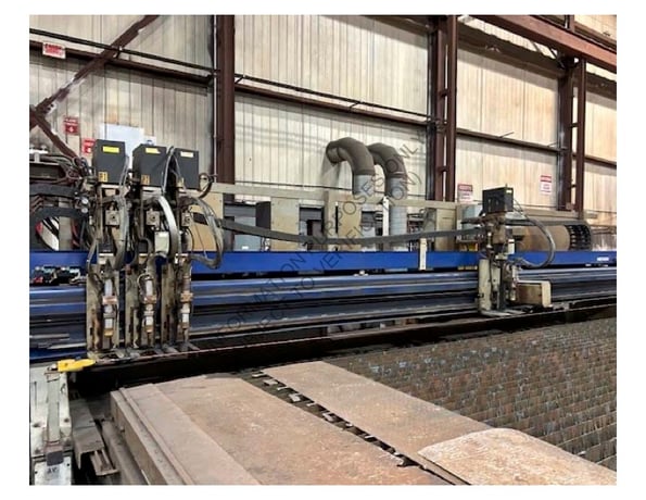 Messer M.g. #MPC2022P, plasma cutting table, 50'-8" x 23'-0" nominal cut area, 2005 - Image 2