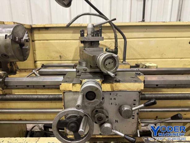 13" x 40" digital read out #330X1000, metal lathe, inch/metric threads, 3 HP, 3 & 4-jaw chucks - Image 8