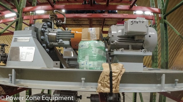 123 GPM @ 145' TDH, Goulds #3700-1.5x3-9N, Centrifugal Pump, Horz., 1-Stage, 3" suction, 1.5" discharge, 8.7 - Image 2