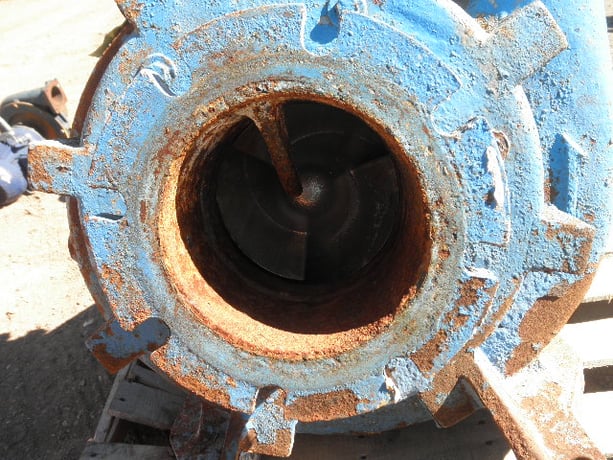 400 GPM, Allis-Chalmers #PWO-F8-B1, Centrifugal Pump, Horz., 1-Stage, 14" imp., 8" suction, 4" discharge - Image 6