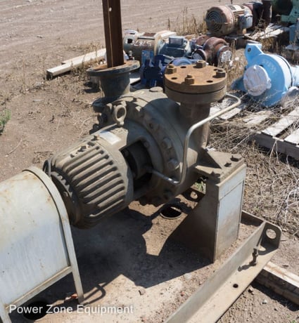 301 GPM @ 637' TDH, Byron-Jackson #3x4x13-1/4LSJA, Centrifugal Pump, Horz., 1-Stage, 13.25" imp., 4" suction - Image 1