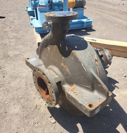 1031 GPM @ 464' TDH, Floweserve #4HPX25A, Centrifugal Pump, Horz., 1-Stage, 8" suction, 4" discharge, 124 HP - Image 4