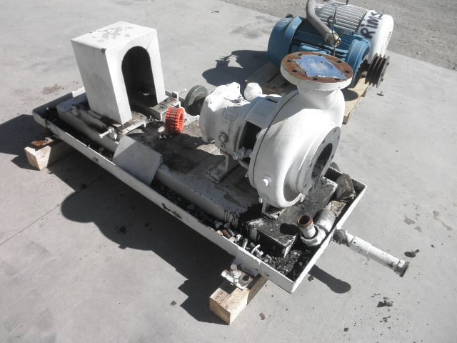 1100 GPM @ 156' TDH, Goulds #4x6-13, Centrifugal Pump, Horz., 1-Stage, 6" suction, 4" discharge, 1780 RPM - Image 6