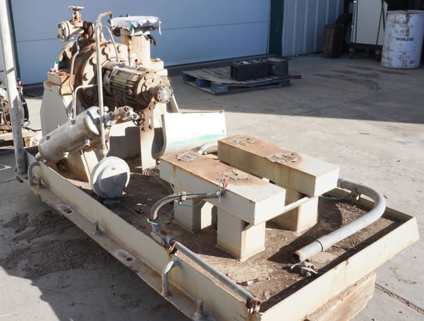 1180 GPM @ 102' TDH, Ingersoll-Rand #6x10x12ALC, Centrifugal Pump, Horz., 1-Stage, 11.25" imp., 10" suction - Image 3