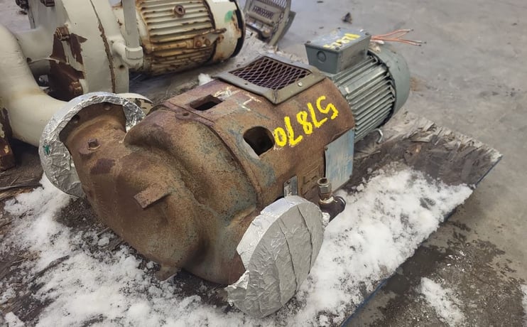 160 GPM @ 60' TDH, Ingersoll Rand Chemliner #4x3x8-VOC, Centrifugal Pump, Horz., 1-Stage, (8) imp., 4" - Image 1