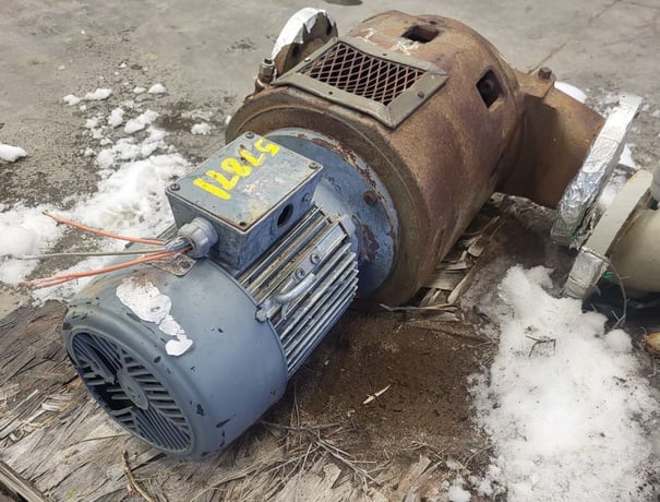 160 GPM @ 60' TDH, Ingersoll Rand Chemliner #4x3x8-VOC, Centrifugal Pump, Horz., 1-Stage, (8) imp., 4" - Image 2