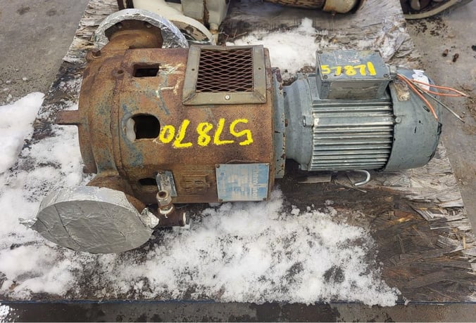 160 GPM @ 60' TDH, Ingersoll Rand Chemliner #4x3x8-VOC, Centrifugal Pump, Horz., 1-Stage, (8) imp., 4" - Image 3