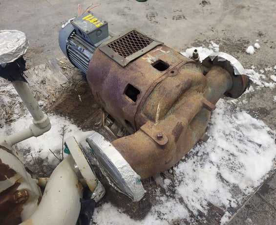 160 GPM @ 60' TDH, Ingersoll Rand Chemliner #4x3x8-VOC, Centrifugal Pump, Horz., 1-Stage, (8) imp., 4" - Image 4
