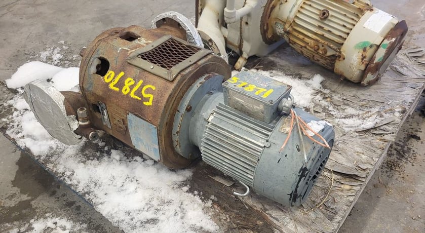 160 GPM @ 60' TDH, Ingersoll Rand Chemliner #4x3x8-VOC, Centrifugal Pump, Horz., 1-Stage, (8) imp., 4" - Image 5