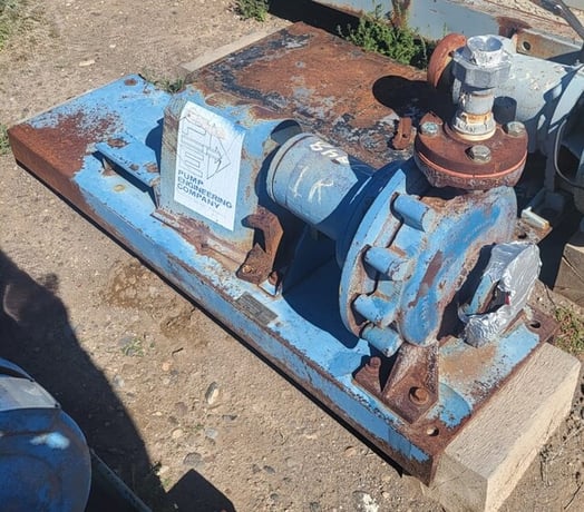 108 GPM @ 75' TDH, Ingersoll-Rand #D814-2x1.5x9, Centrifugal Pump, Horz., 1-Stage, 8.4" imp., 2" suction - Image 2