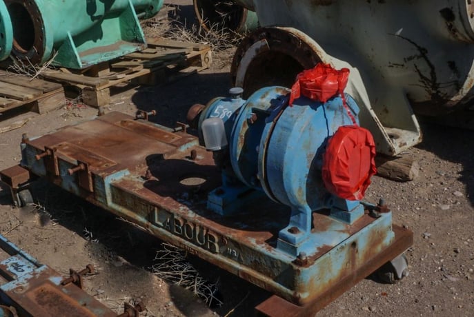 230 GPM @ 236' TDH, Labour #A50-1.5x3x10, Centrifugal Pump, Horz., 1-Stage, 8" imp., 3" suction, 1.5" - Image 1