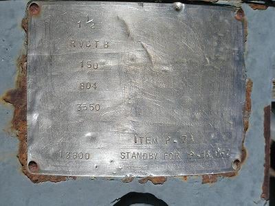 280 GPM @ 740' TDH, Pacific #RVCTB-1-1/2, Centrifugal Pump, Horz., 1-Stage, 3" suction, 1.5" discharge, 3550 - Image 3