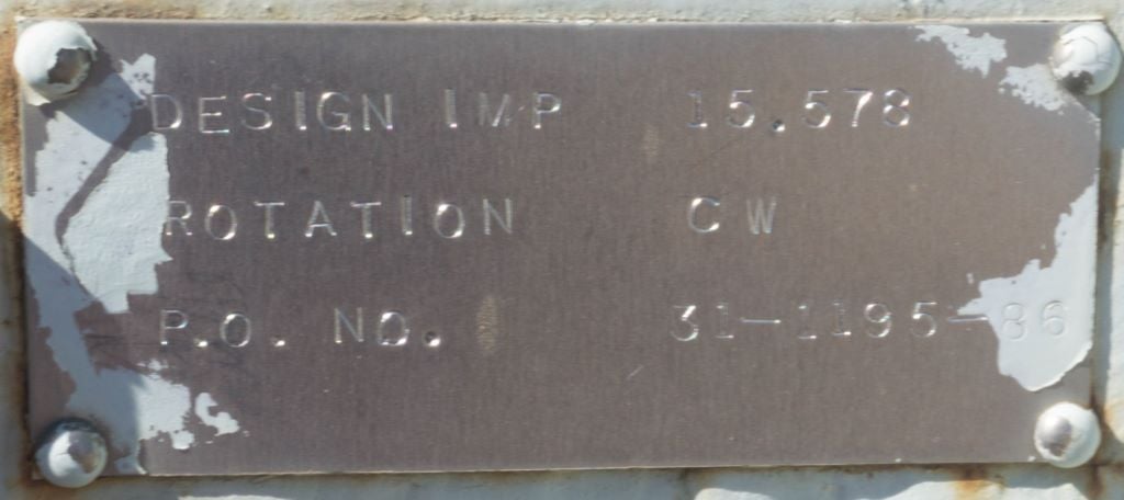 6510 GPM @ 925' TDH, Sulzer Bingham #10x14x16.5-HSB, Centrifugal Pump, Horz., 1-Stage, 15.58" imp., 14" - Image 7