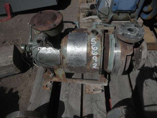 65 GPM @ 167' TDH, Sundyne #HT22C-S1NHT-02D1C, High Temp. Canned Motor Pump, 5.59" imp., 2" suction, 1" - Image 2