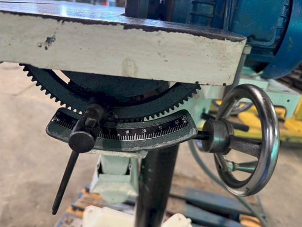 20" Wilton #4421, disc sander, 10" x 27" tilt table, 3 HP - Image 8