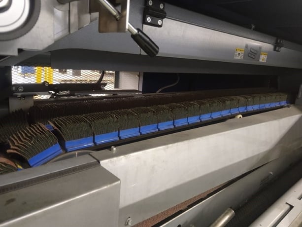 Lissmac #SBM-L1500-G1S2-60, 60" deburring machine, wet type, 2018 - Image 4