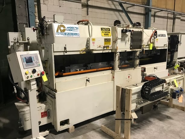 No. 350 Anderson Cook spline roller, 48", Seimens Control, 40 HP motor, 2004 - Image 2