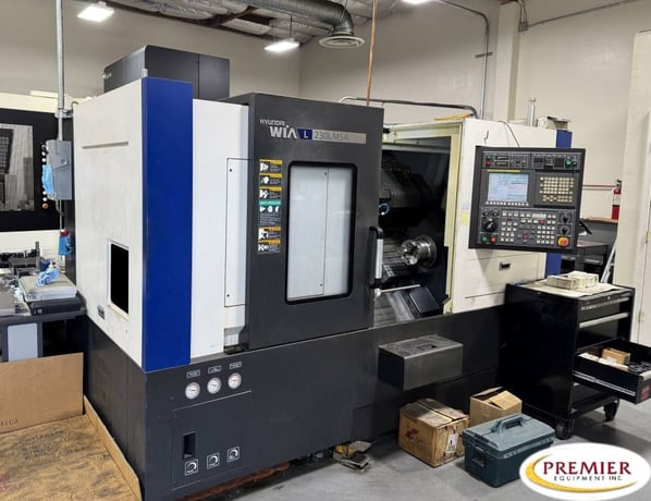 Hyundai Wia #L230LMSA, multi-axis CNC lathe, Fanuc 32iA, 21.7" swing, 2.6" bar, 2012 - Image 1