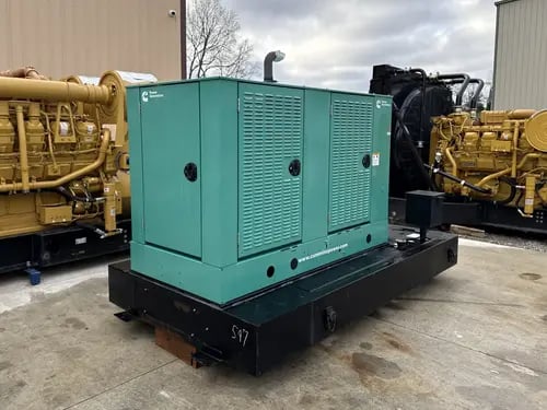 50 KW Cummins #DSFAC, diesel generator set, 120/240 Volts, 1-phase, 1800 RPM, 414 hours, QSB5-G3 engine, EPA - Image 1