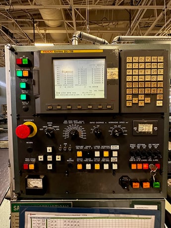 Weldon #UGC, CNC ID grinder, 7.08" sw, 4" chuck, Fanuc 21i-TB, Epson robot loader, 2006 - Image 6