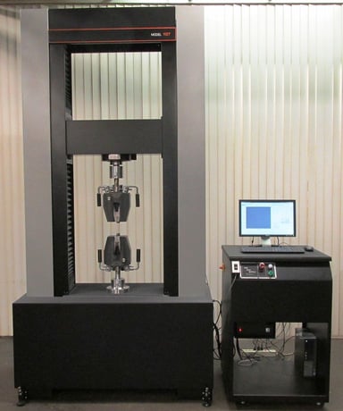 60000 lbf. (300kN) Instron #4208, 54" Compression Tester Opening, 56" Testing Stroke - Image 1