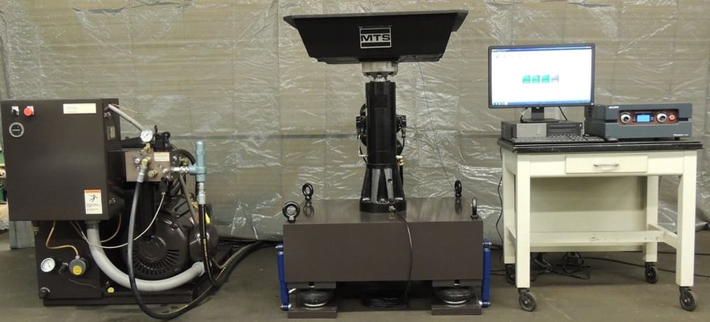6.6 KIP MTS, Servo Hydraulic Vibration System, 6" stroke area, 3000 psi, 10 GPM MTS/MOOG - Image 2