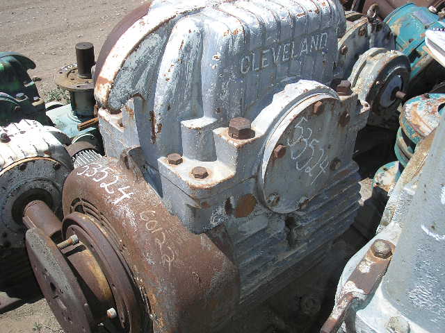 47 HP @ 300/62 RPM, Cleveland #120AF, Worm Gearbox, 4.83:1 Ratio, 1.75 service factor - Image 1