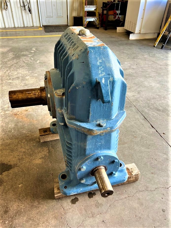 92 HP @ 1750/35 RPM, David Brown #A04050-URN-L, Worm Gear Reducer Gearbox, 50:1 Ratio - Image 5