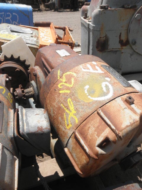 3 HP @ 1750/200 RPM, General Electric #7GJ14AF2KH02, Worm Gearbox, 8.75:1 Ratio, 3 phase, 1.0 service factor - Image 5