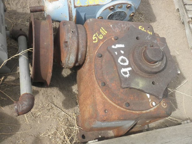 Morse, Worm Drive Gearbox, vertical up, 90:1 Ratio, 2.5" output Shaft - Image 3