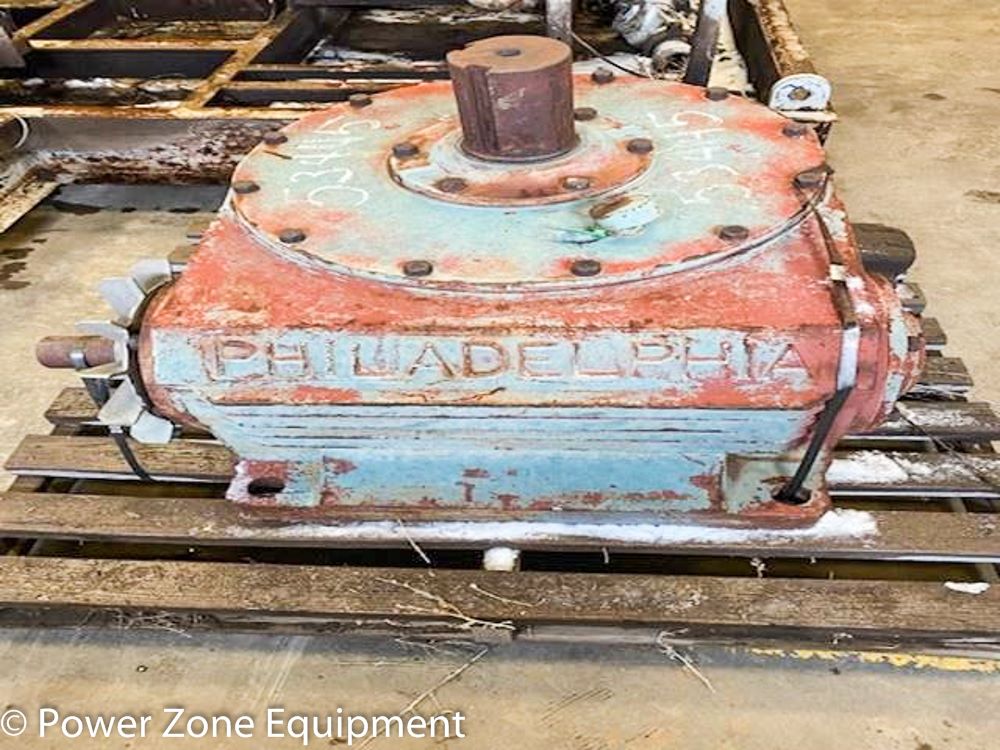 10 HP @ 1200/31 RPM, Philadelphia #1200V, Worm Gearbox, 39:1 Ratio, 3.0 service factor - Image 1