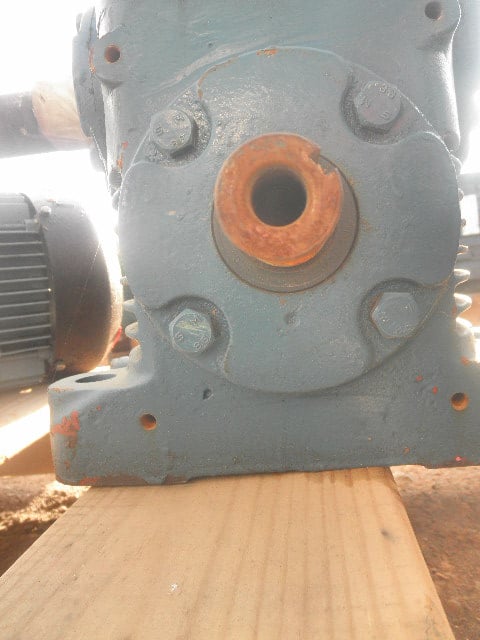 32 HP @ 1450/24 RPM, Radicon #AU400-8, Worm Gear Reducer Gearbox, 60:1 Ratio, 24 kW - Image 5