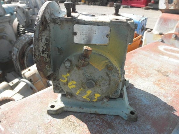 0.45 HP @ 1725/35 RPM, Rapistan #L56WG16B, Worm Gearbox, 50:1 Ratio, 1.0 service factor - Image 1