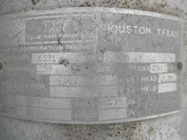 Texsteam #6121, Direct-Acting Piston Pump, 2.75" plunger, 1" suction, 1" discharge, 10 GPM, 1600 psi - Image 6